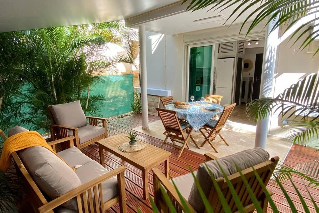 L'Instant Evasion, Studio Avec Terrasse, Piscine ! Saint-Gilles-les Bains Esterno foto